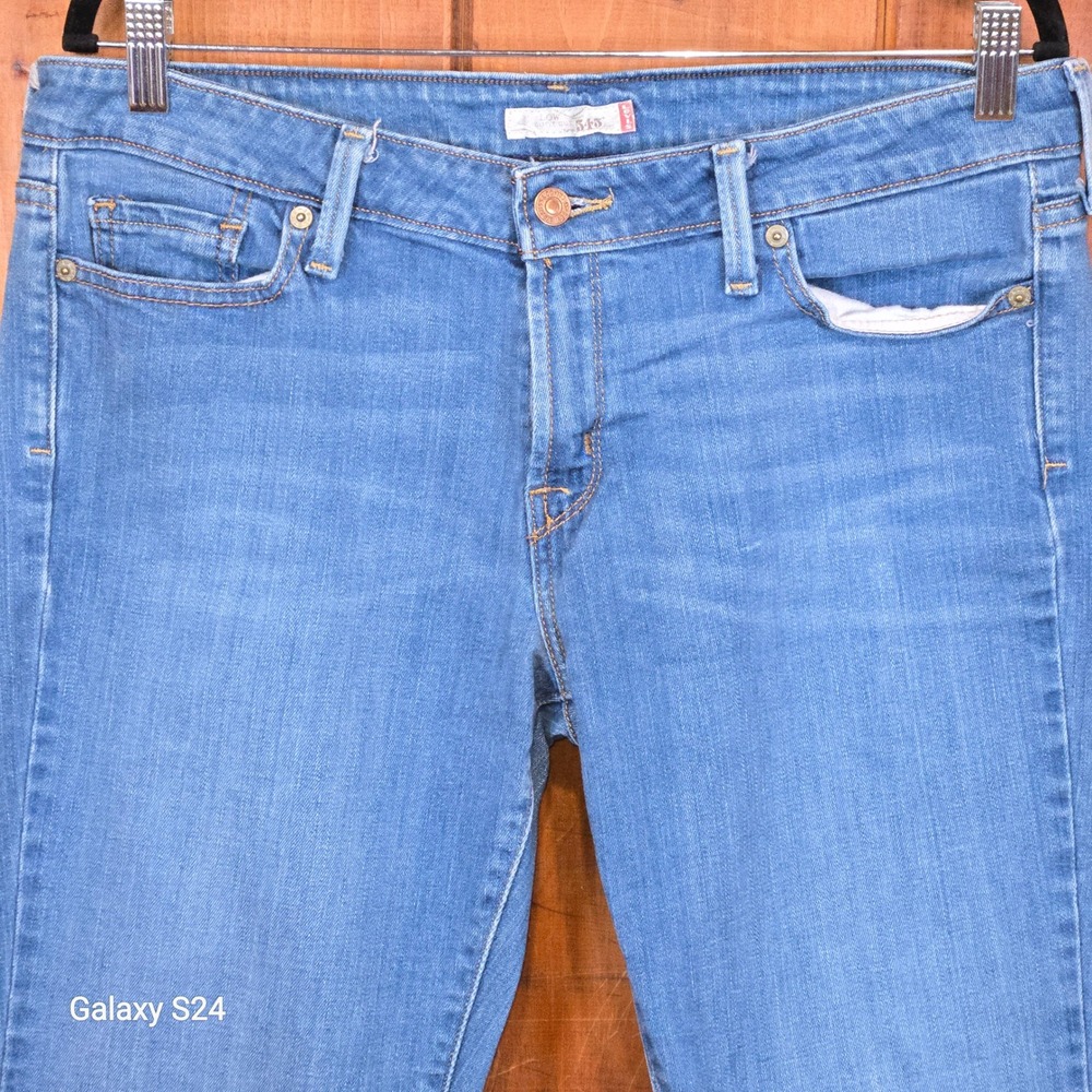Levi Strauss 535 Bootcut Jeans Medium Wash Blue Women Size 12